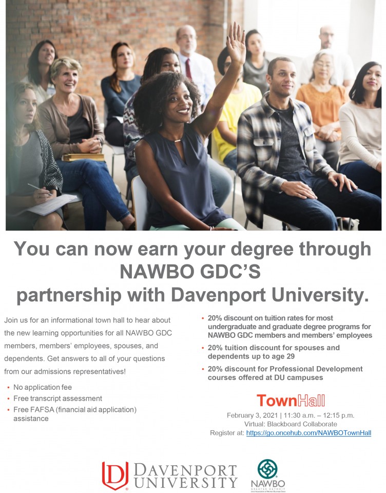 Town Hall meeting with Davenport on member benefits